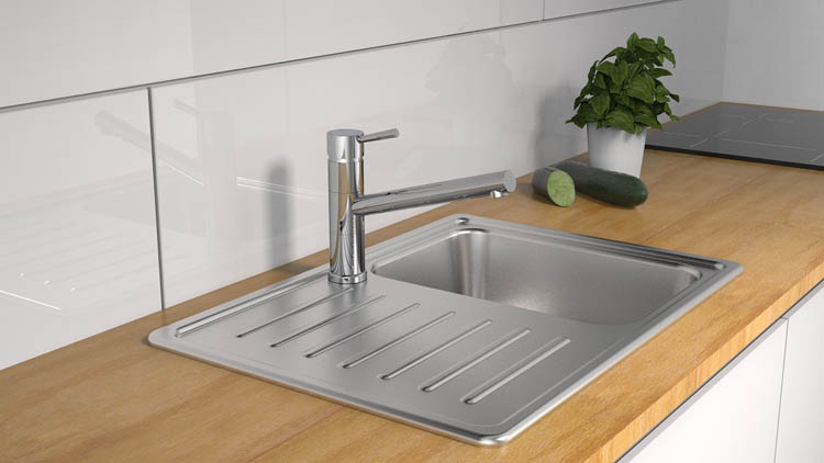 Robinet de cuisine basse pression Unai chrome