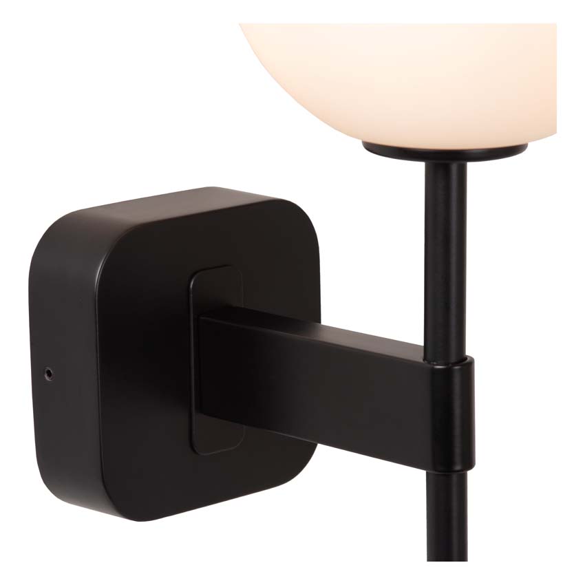 ELDA - Wandlamp Badkamer - 1xG9 - IP44 - Zwart