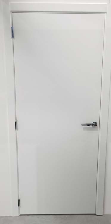 Bloc-porte prof 78x201.5cm Soft mat blanc 130-155mm Droite