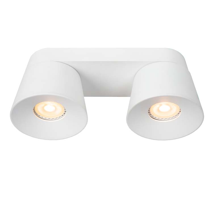 Lucide TRIGONO - Spot plafond - 2xGU10 - Blanc