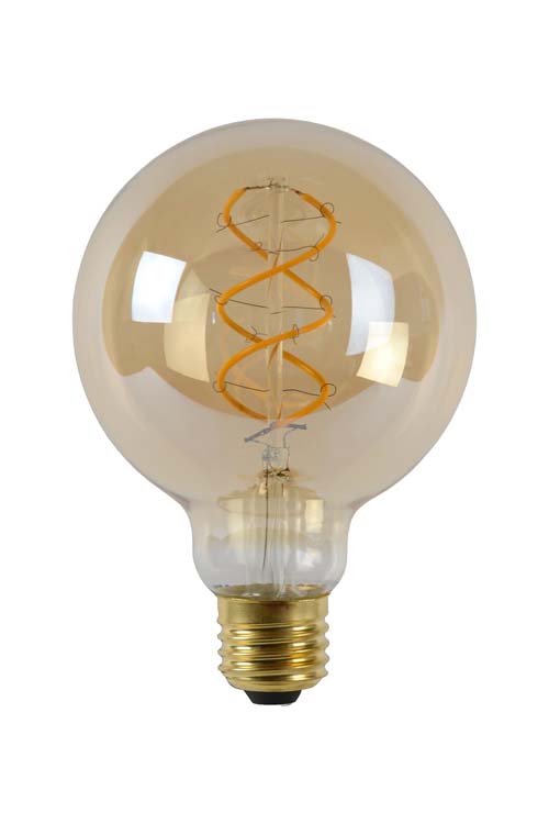 G95 TWILIGHT SENSOR - Filament lamp Buiten - Ø 9,5 cm - LED - E27 - 1x4W 2200K - Amber