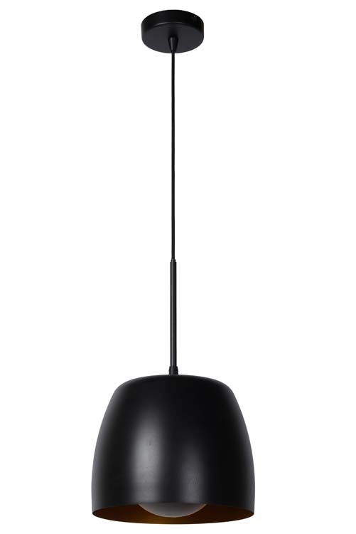 Lucide NOLAN - Suspension - Ø 24 cm - 1xE27 - Noir