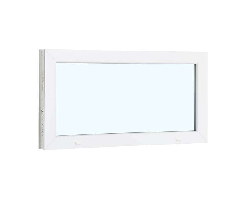 Châssis fixe pvc blanc budget L2500XH2100 mm