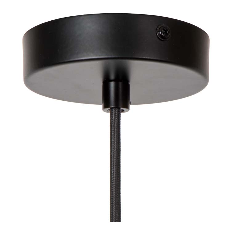 Lucide JOANET - Hanglamp - Ø 16 cm - 1xE27 - Fumé