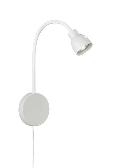 Wandlamp verstelbaar - 10/35 cm - GU10 - Wit