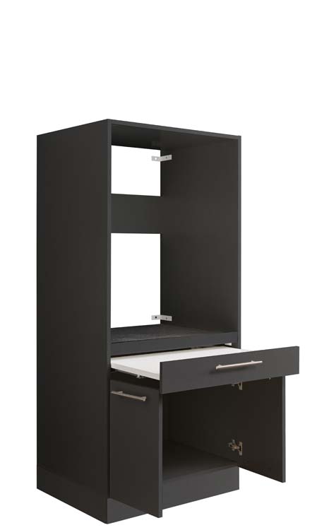 Armoire de machine à laver Decowash - pour 1 appareils - anthracite - 67,5x162x67,5cm