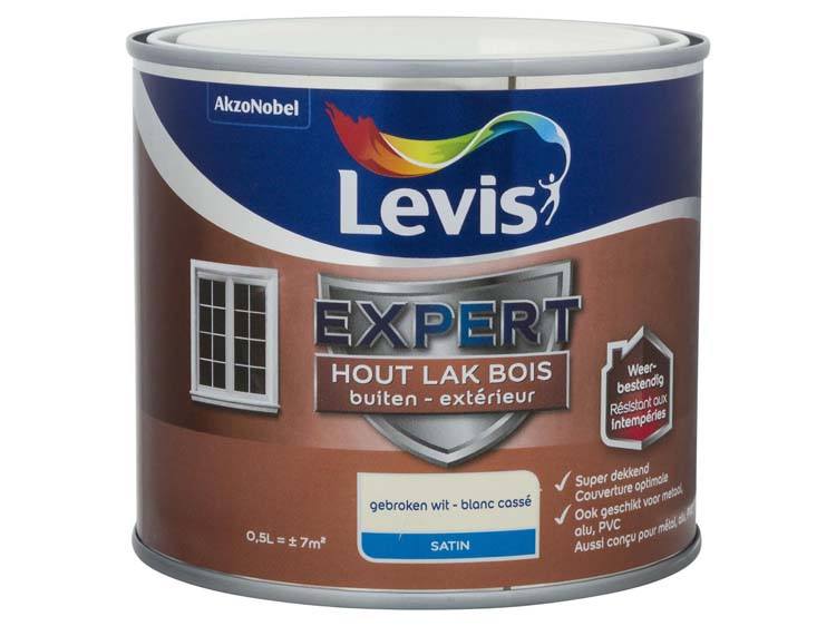 Levis Expert laque extérieur satin 0,5l blanc cassé