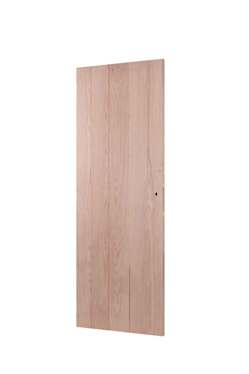 Complete deur Belves eik planken honingraat 93x201.5cm+kast 40cm