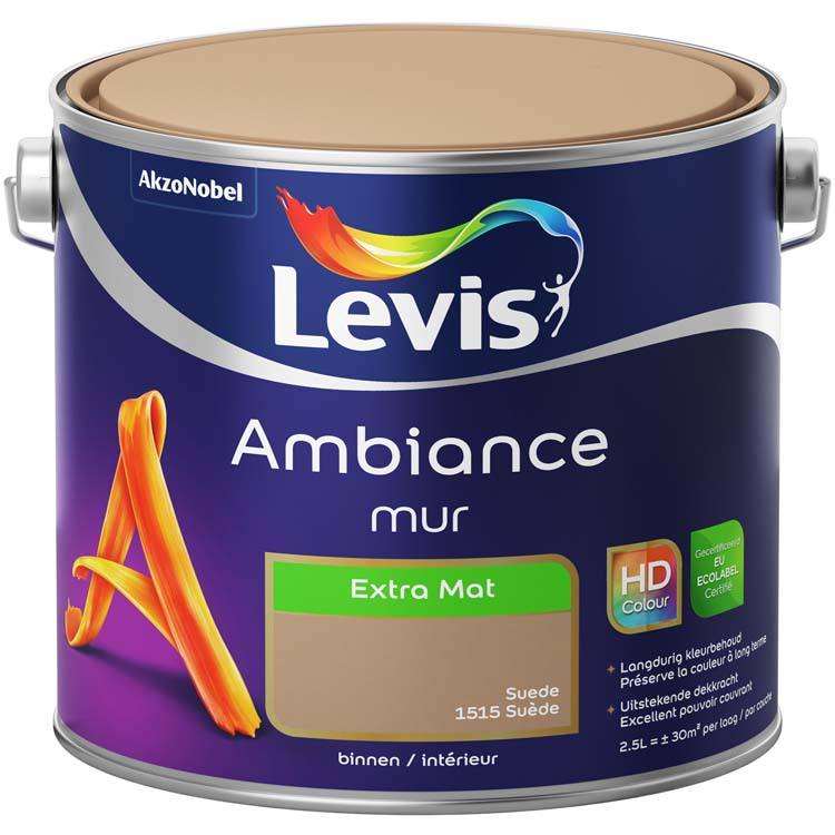 Levis Ambiance muurverf extra mat 2,5l suède