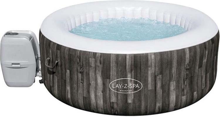 Jacuzzi gonflable rond Lay-Z D180 cm H66 cm gris 