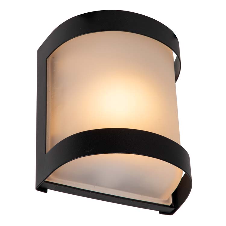 Lucide BOLO - Wandlamp Buiten - 1xE27 - IP44 - Opaal