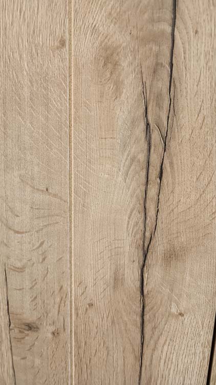 Bloc-porte tubulaire L 780mm Realwood oak planches 201.5cm