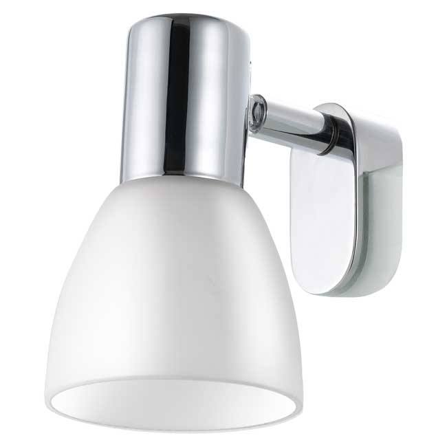 Luminaire salle de bain pour miroir chrome E14