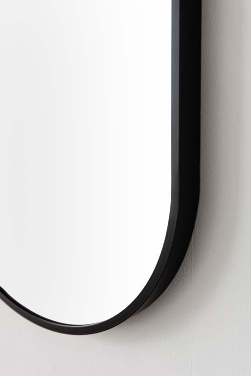 Miroir Rens 400x800 mm avec cadre noir