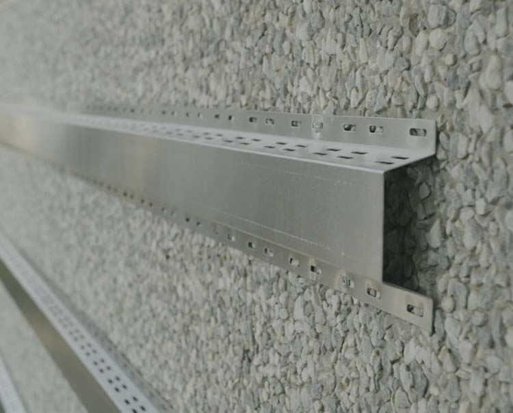 Ventilatieprofiel FLUX facade 2500x140x30mm aluminium