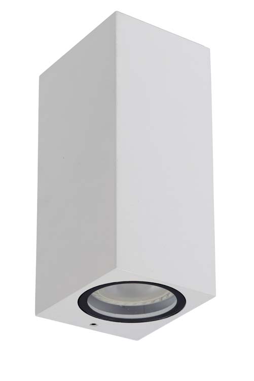 Wandspot Buiten - 2xGU10 - IP44 - Wit