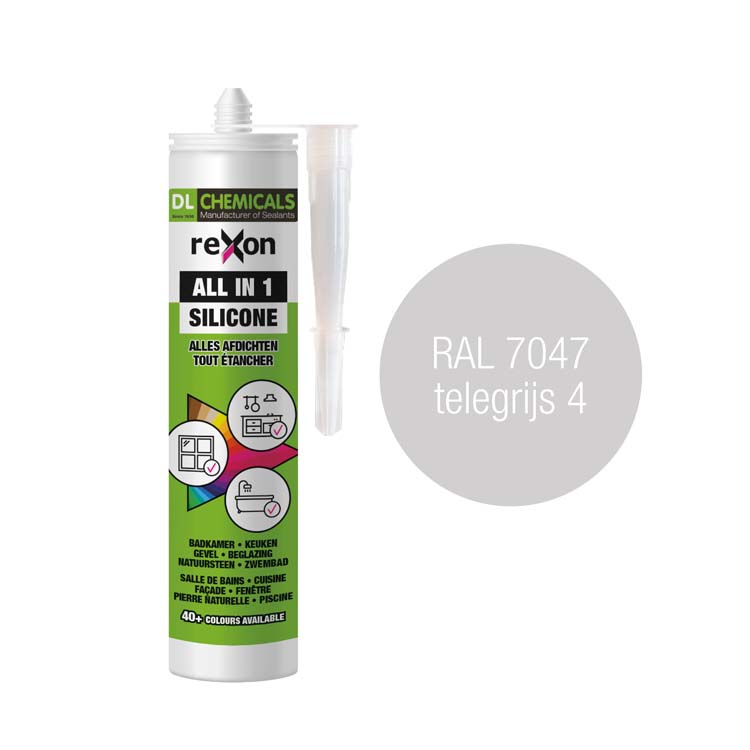 All-in 1 silicone 290ml RAL7047 telegris 4