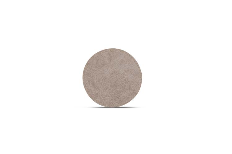 Coasters set de 6 pièces beige aspect cuir