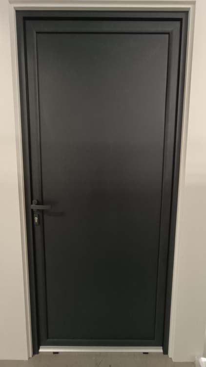 Porte extérieure alu Faro anthracite D sur mesure