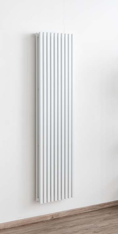 Radiateur Devon 180 x 46,5 cm double blanc mat 2062 watt