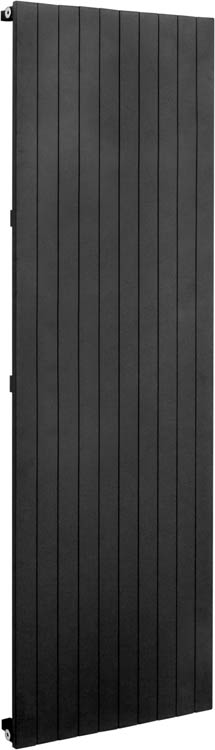 Radiateur design Duke single noir mat 180x60cm 1803 watt