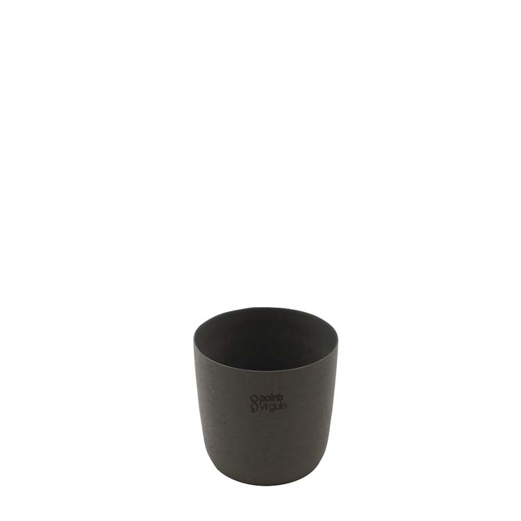 Pot de fleurs Point-Virgule D10.5 cm H9.2 cm noir