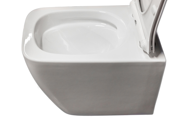 Hangtoilet Gert wit rimless verkort