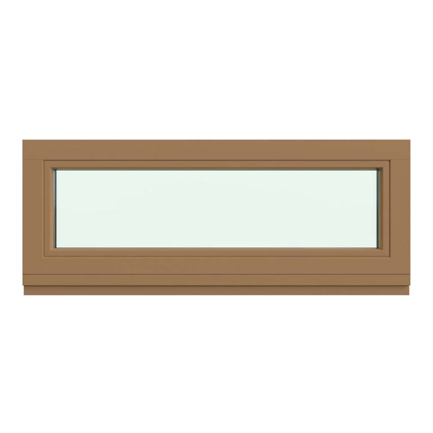 Châssis fixe en bois Meranti Vardelux 68mm naturel 600 x 2100 mm