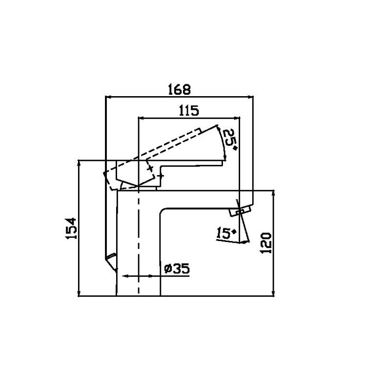 Robinet de lavabo Egon chrome