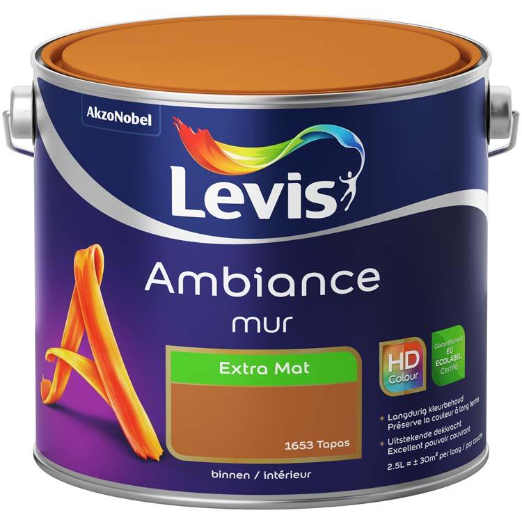 Levis peinture Ambiance Mur Extra Mat 2,5l tapas