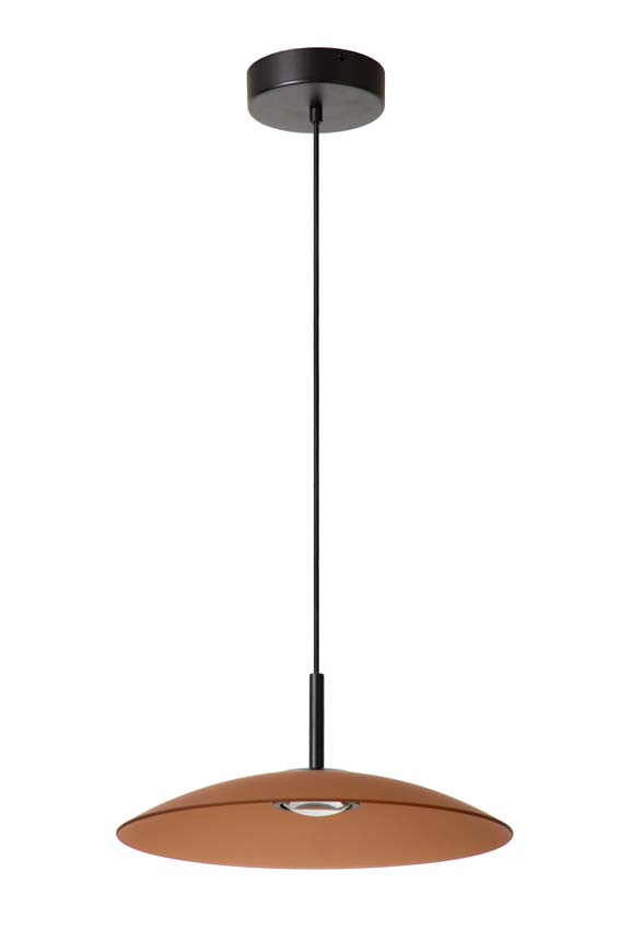 Lucide Premium MENGA - Hanglamp - Ø 40 cm - LED Dimb. - 1x11W 2700K - Amber