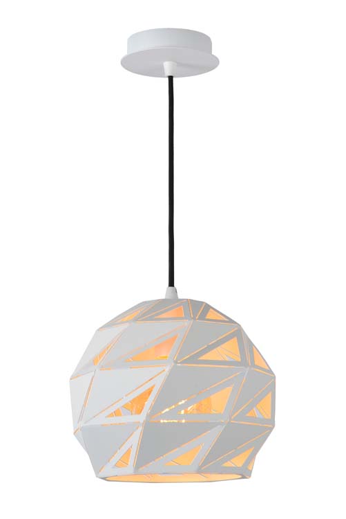 Lucide MALUNGA - Hanglamp - Ø 25 cm - E27 - Wit