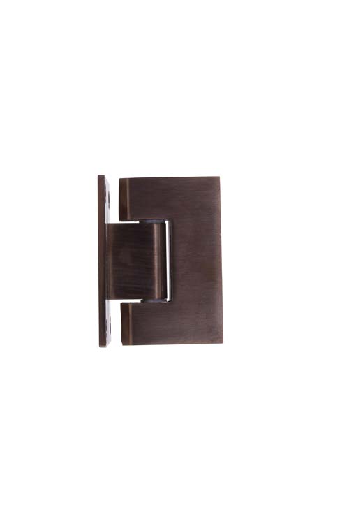 Porte en verre double 10mm sky black+charnières bronze-sur mesure