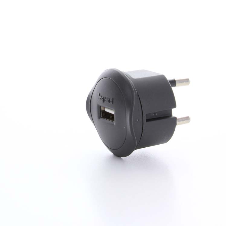 USB-Lader 5V Tweepolig 10A Zwart