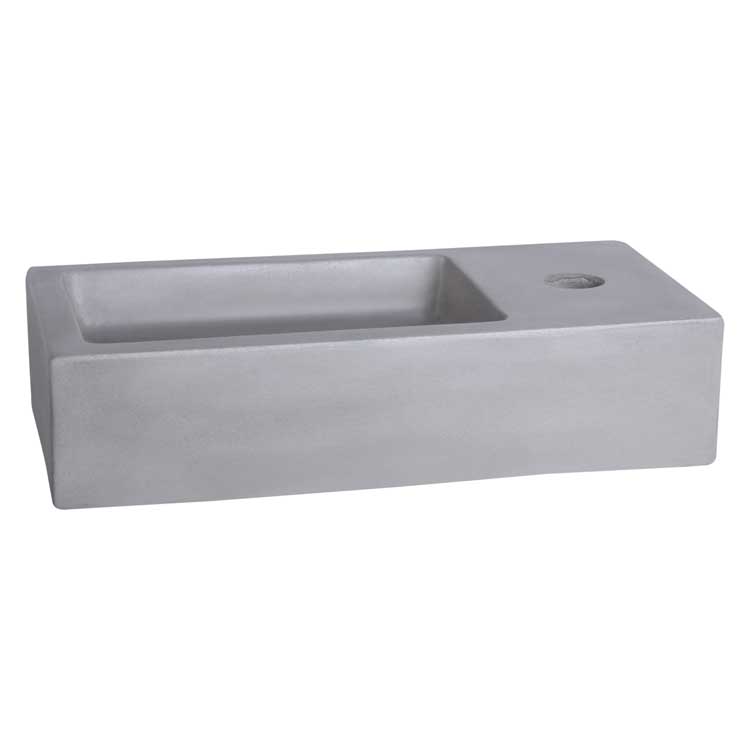 Handenwasser Raf 38,5x18,5x9,5cm grijs beton