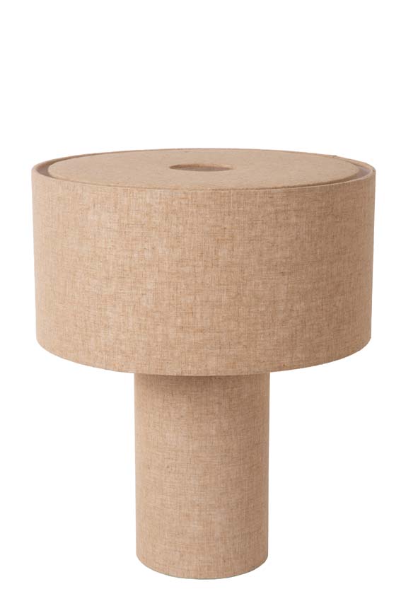 LEEROY - Lampe de table - 1xE27 - Taupe