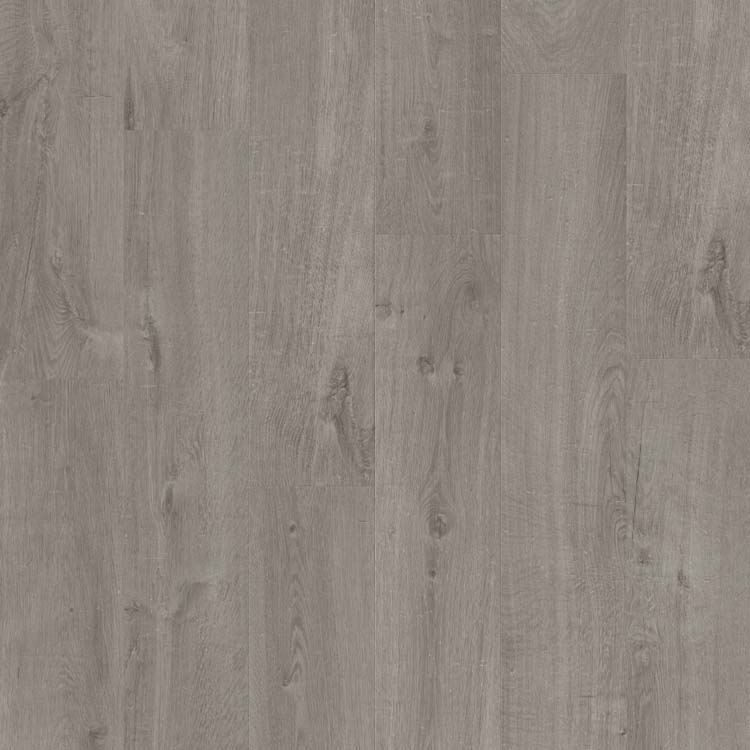 Vinyl Quick-step bloom medium planks 6mm katoen cosygrijze eik donkergrijs