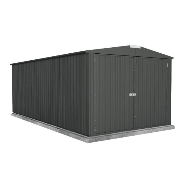 Garage métal anthracite Lesse 300x596x230cm