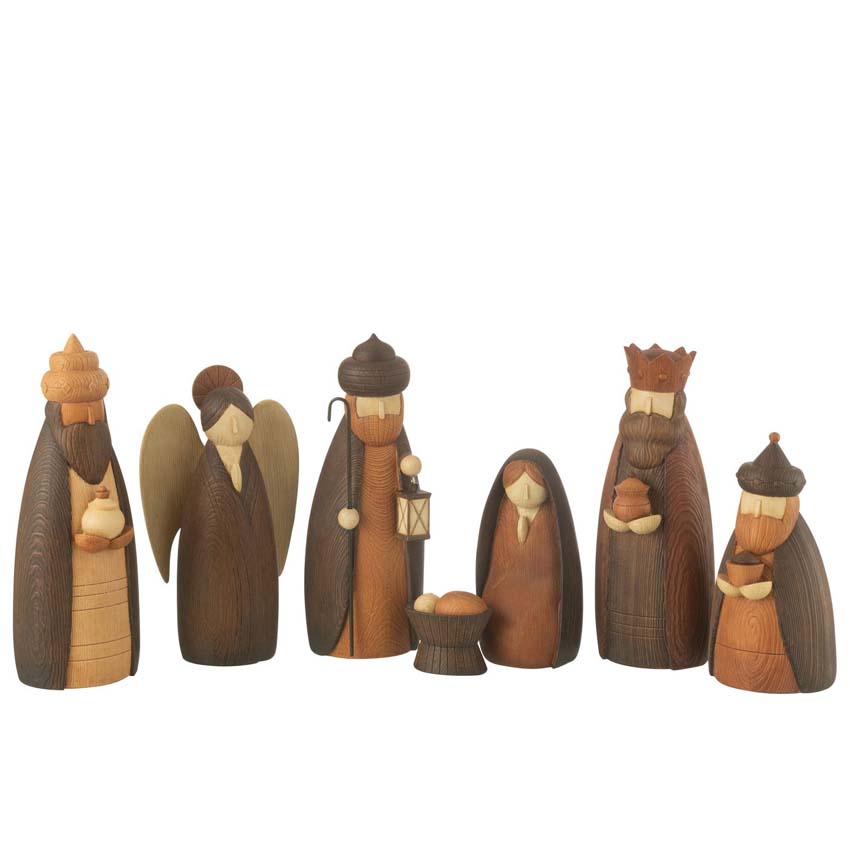 Coffret 7 figurines de la Nativité