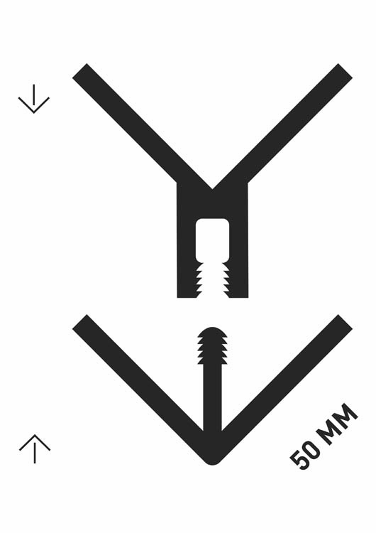 Profil d'angle siding Dumaclin pour facade click - 2,5m - Crème