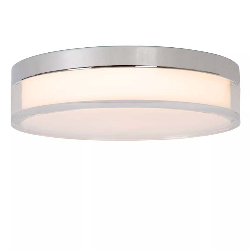 Lucide PLANO - Plafonnier Intérieur/Extérieur - Ø 23 cm - LED Dim. - CCT - 1x11W 2700K/4000K - IP44 - Opalin