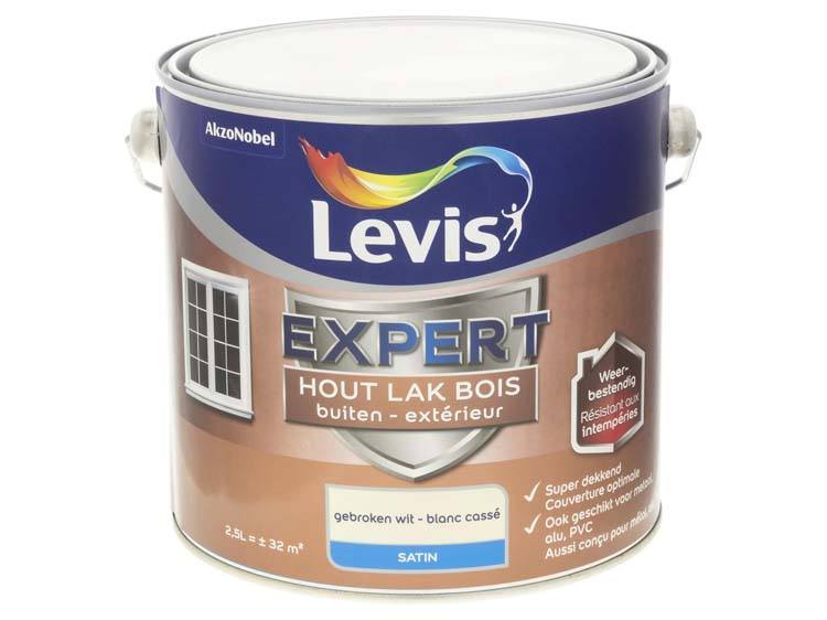 Levis Expert laque extérieur satin 2,5l blanc cassé