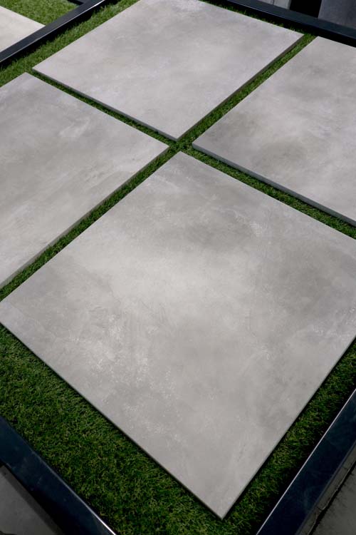 Dalle de terrasse Beton basic grey rt 60 x 60 x 2