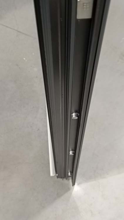 Porte extérieure alu Faro anthracite G sur mesure