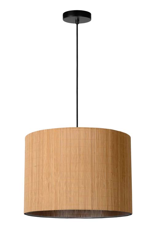 Lucide MAGIUS - Hanglamp - Ø 42 cm - 1xE27 - Licht hout