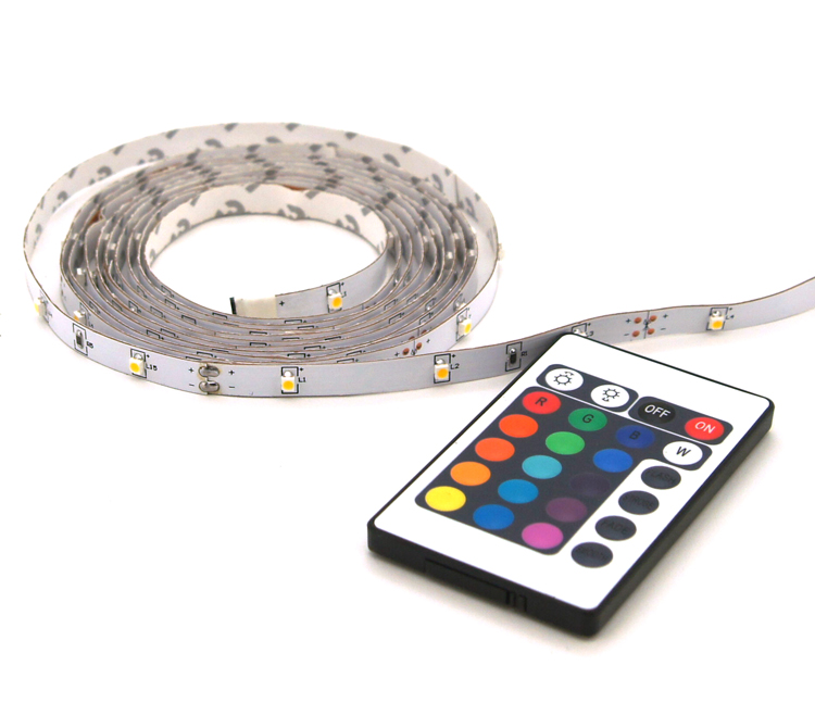 Led bande couleurs 2m avex télécommande IP20