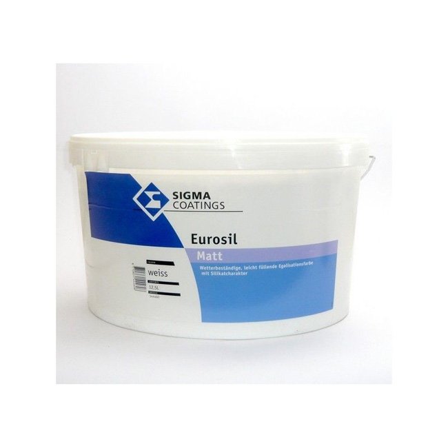 Peinture murale extérieure Sigma Eurosil 12,5 L à base de silicone