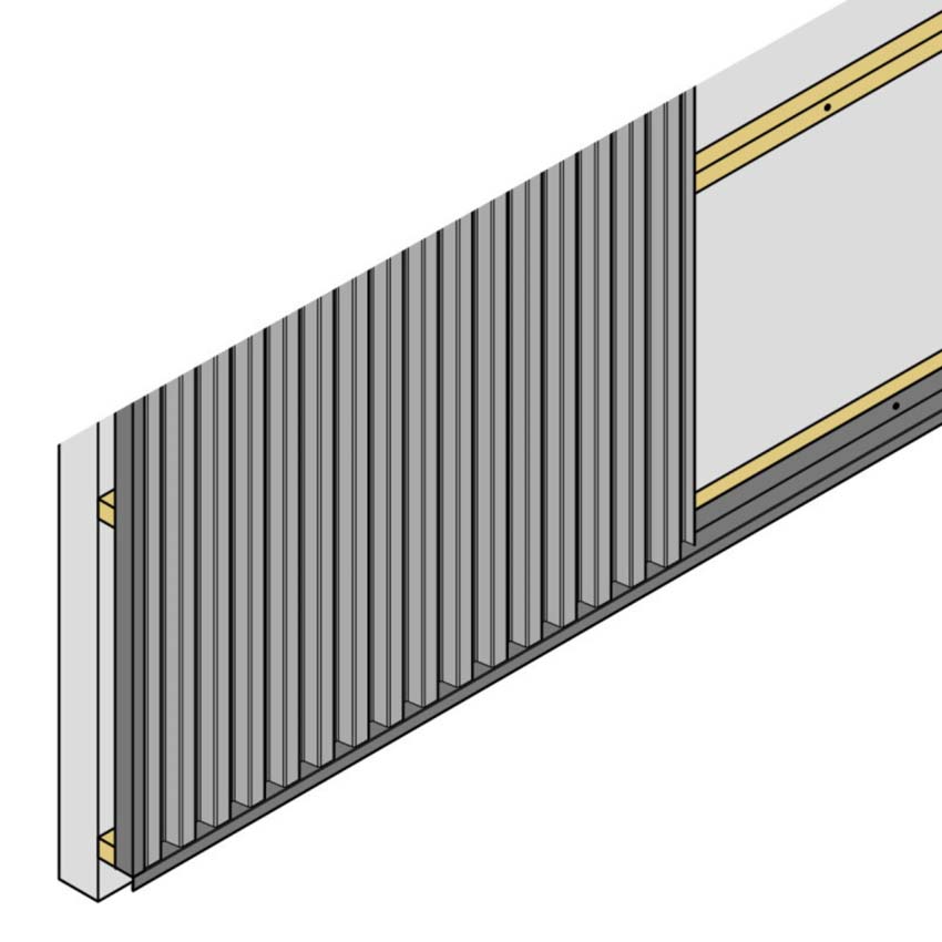 Profil inférieur pour Line up outdoor metal anthracite