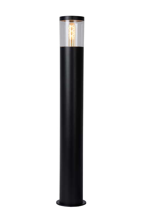 Lucide FEDOR - Sokkellamp Buiten - H79.5cm - E27 - IP44 - Zwart