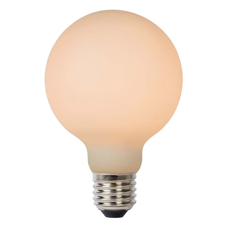G80 - Filament lamp - Ø 8 cm - LED Dimb. - E27 - 1x8W 2700K - 3 StepDim - Opaal